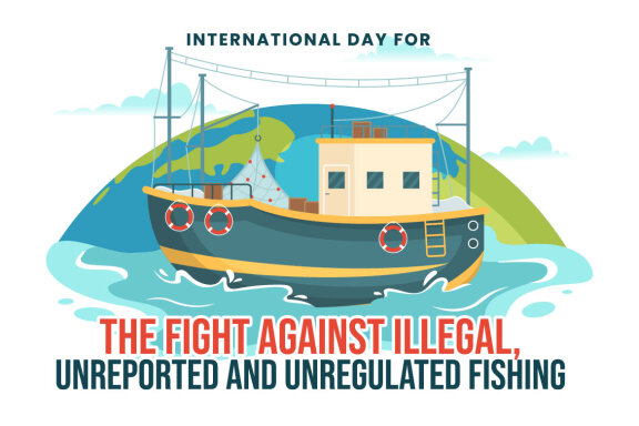 10 International Day for the Against Illegal Fishing Illustration