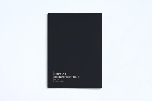 A5 Interior Portfolio Template