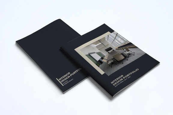 A5 Interior Portfolio Template