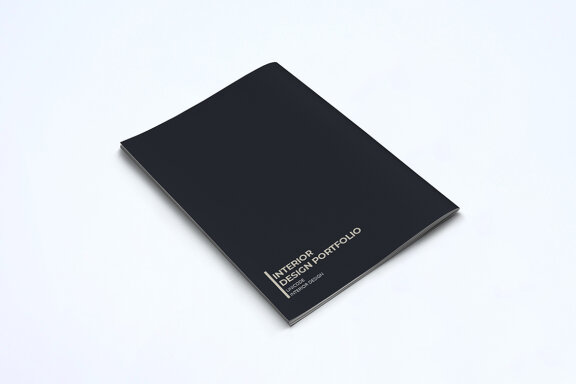 A5 Interior Portfolio Template