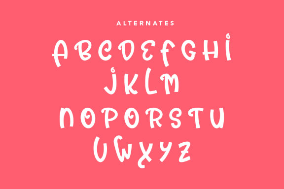 Diary Sugar Cute Display Font