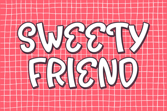 Diary Sugar Cute Display Font