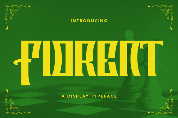 Fiorent Display Typeface Font