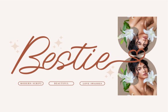 NCL BIQUE KISTY - Love Swash Script