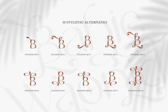 NCL Bahie Waonid - Stylish Typeface