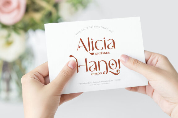 NCL Bahie Waonid - Stylish Typeface