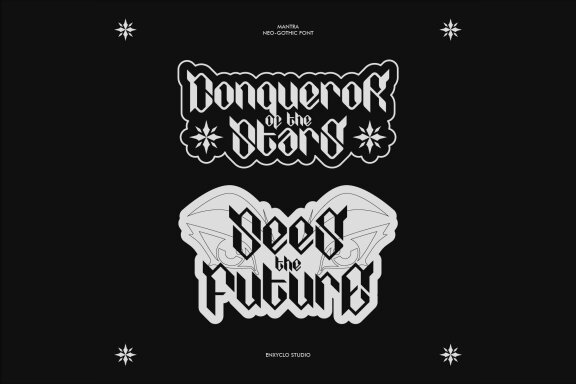 MANTRA - Neo Gothic Font