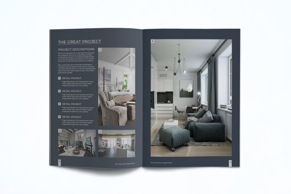Modern Interior Design Portfolio Template