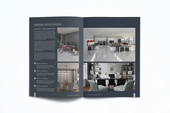 Modern Interior Design Portfolio Template