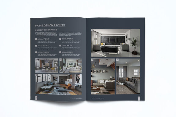 Modern Interior Design Portfolio Template
