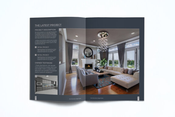 Modern Interior Design Portfolio Template