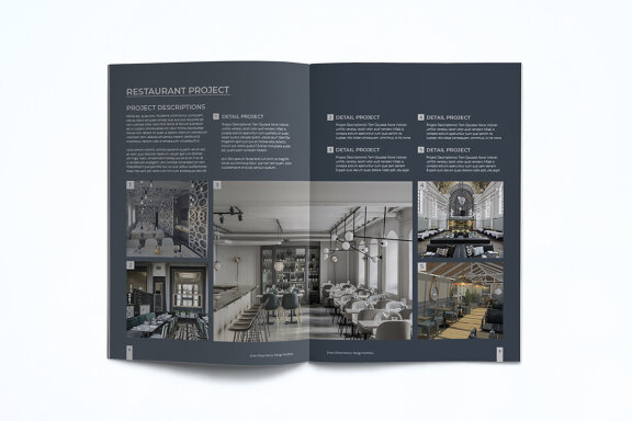 Modern Interior Design Portfolio Template