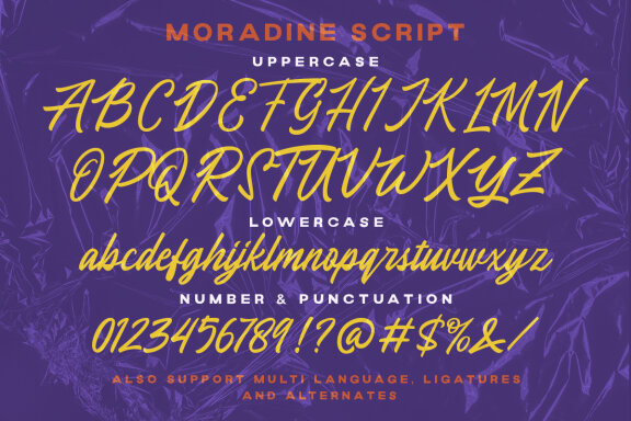 Moradine - Script Font