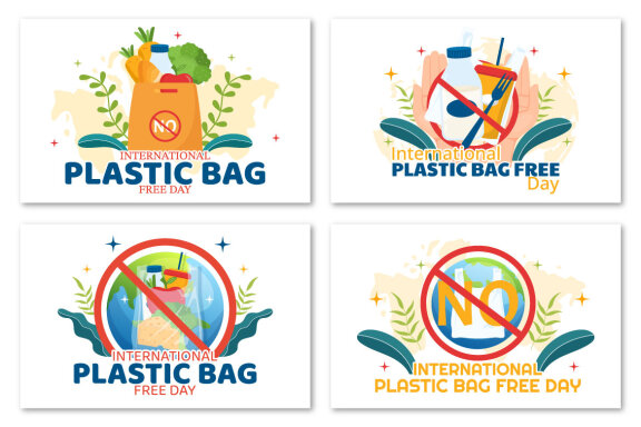 13 International Plastic Bag Free Day Illustration
