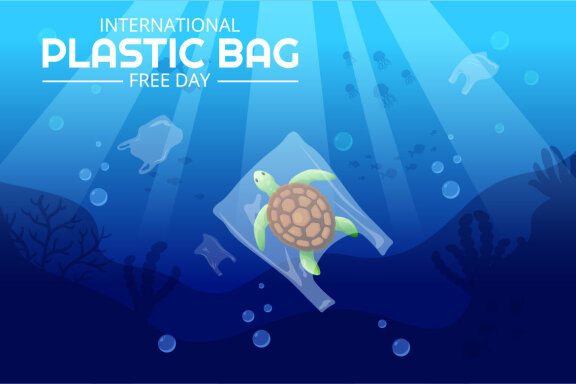 13 International Plastic Bag Free Day Illustration