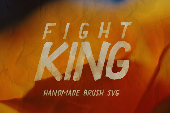 Fight King Brush & SVG Font