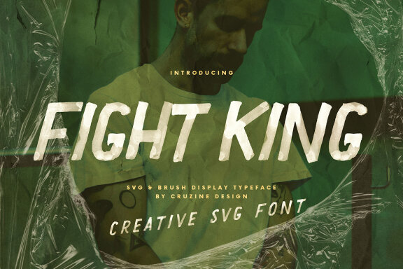 Fight King Brush & SVG Font