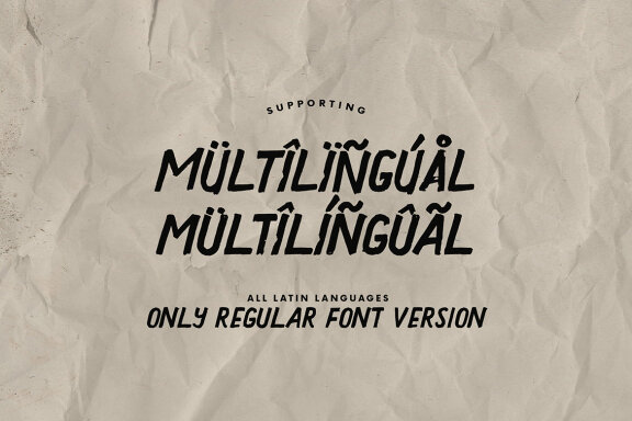 Fight King Brush & SVG Font