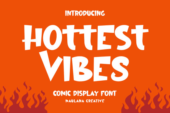 Hottest Vibes Comic FREE Font