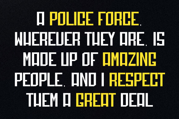 Policia Sans Serif Display Font