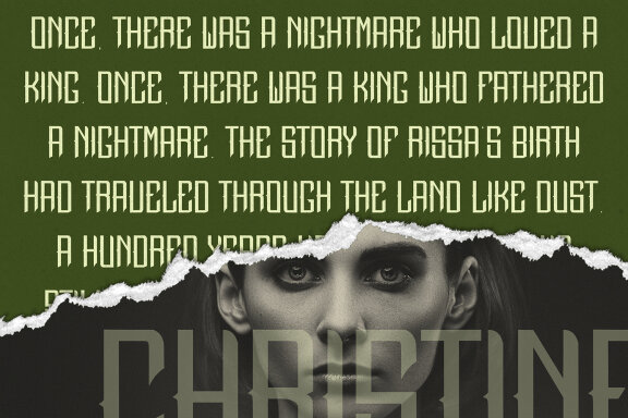 Quelline Blackletter Typeface Font