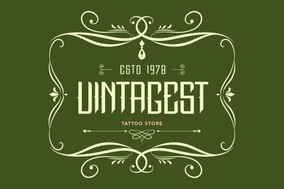 Quelline Blackletter Typeface Font