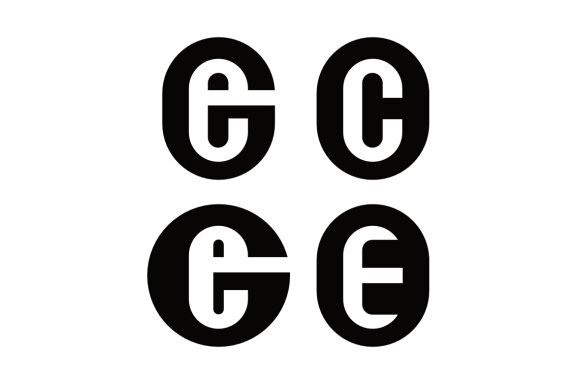 EG GE monogram - Free Logo Shapes
