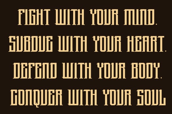 Vanisse Blackletter Typeface Font