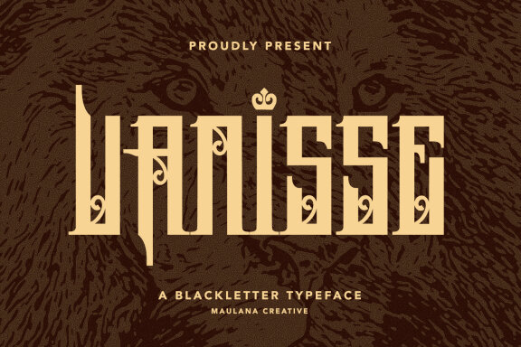 Vanisse Blackletter Typeface Font