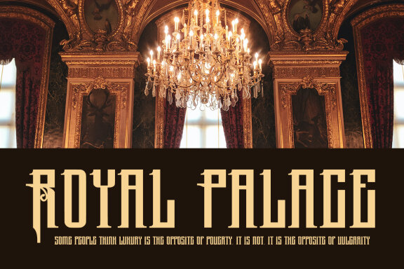 Vanisse Blackletter Typeface Font