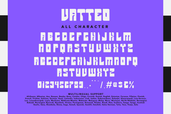Vatteo Retro Display Font