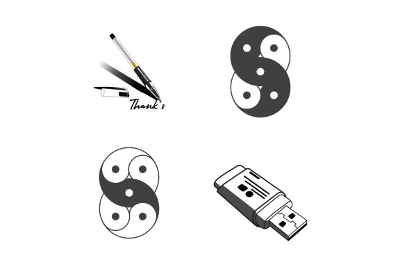 pen flash disk S bird - Free Logo Shapes
