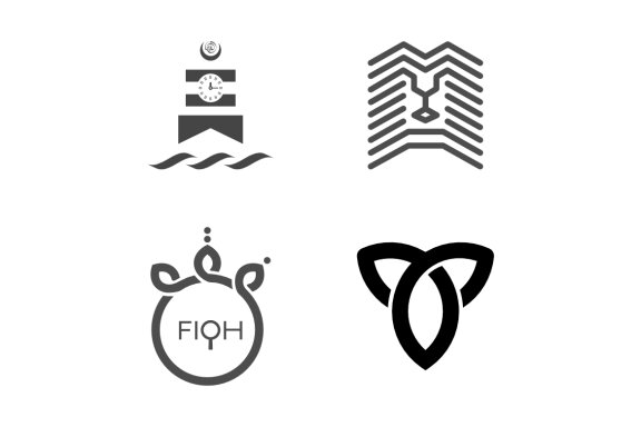 lion times f i q h  bee - Free Logo Shapes