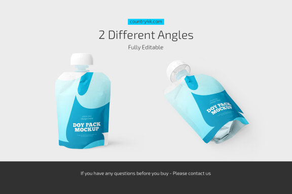 Matte Doy-Pack Mockup Set