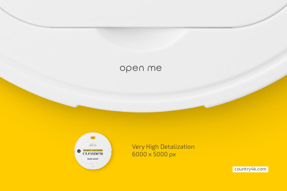 Robot Vacuum Cleaner Mockup Set
