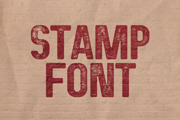 Art on the Wall Svg Stamp Font