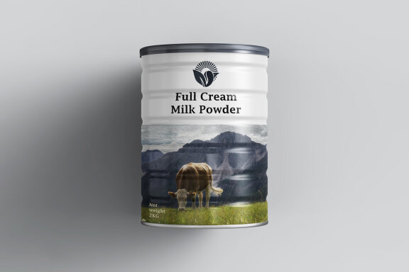 Realistic Metal Food Container Jar or Tin Can PSD Mockup Template for showcasing your Product