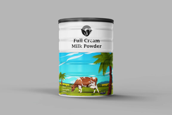 Realistic Metal Food Container Jar or Tin Can PSD Mockup Template for showcasing your Product