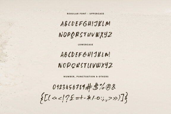 Engraved on the Walls Svg Brush Font