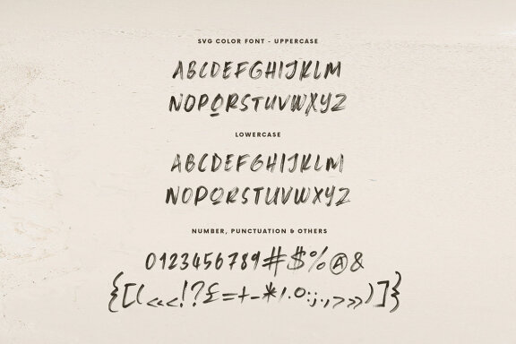 Engraved on the Walls Svg Brush Font