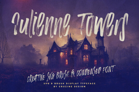 Julienne Towers Brush & SVG Font