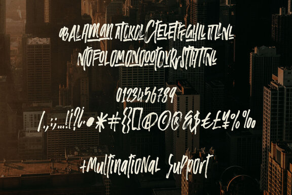 Julienne Towers Brush & SVG Font