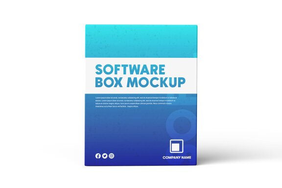 Software Box Mockup
