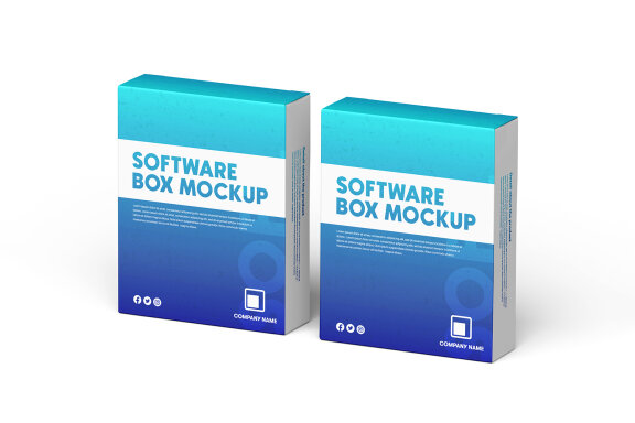 Software Box Mockup