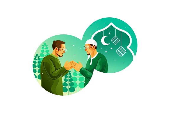 Muslims Forgive Each Other on Eid Mubarak