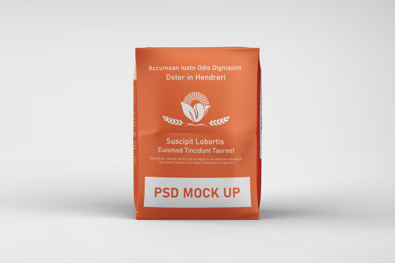 Flour Bag Packaging Mockup