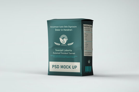 Flour Bag Packaging Mockup
