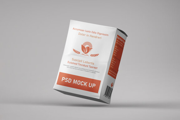 Flour Bag Packaging Mockup