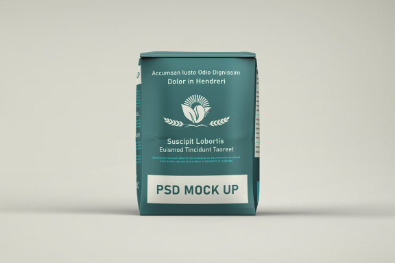 Flour Bag Packaging Mockup