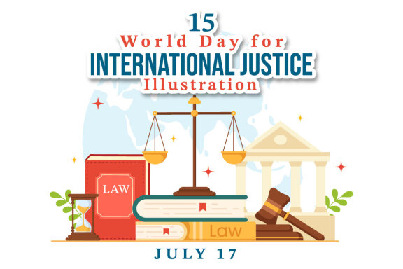 15 World Day for International Justice Illustration 